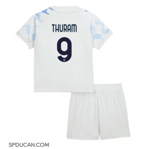 Dječji Nogometni Dres Inter Milan Marcus Thuram #9 Gostujuci 2025-26 Kratak Rukav (+ Kratke hlače)